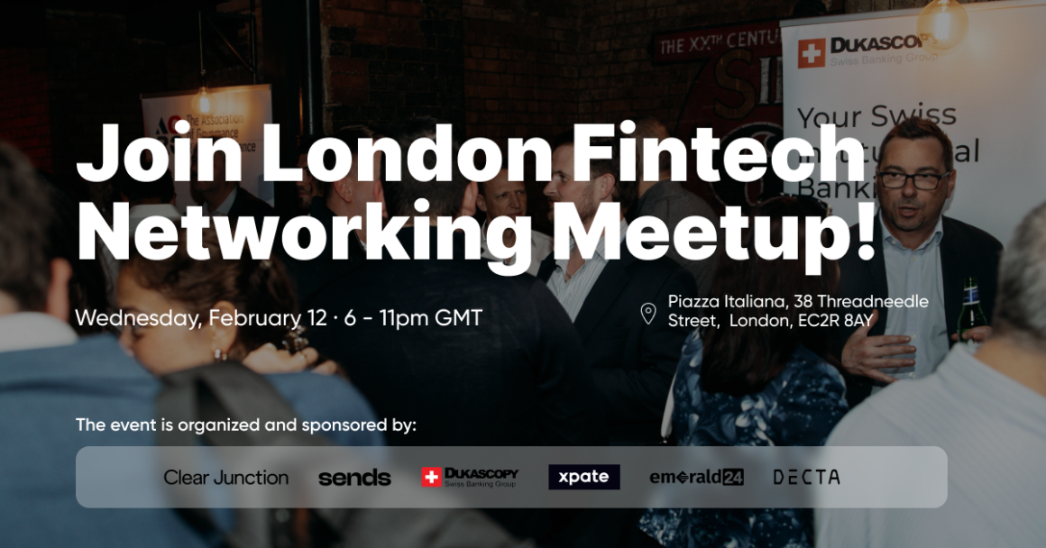 Connecting Fintech Leaders: Alona Shevtsova and Sends Co-Host Exclusive Event in London